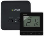 ENGO Controls E20i-B - Internetový, bezdrôtový regulátor teploty, Wi-Fi, čierny