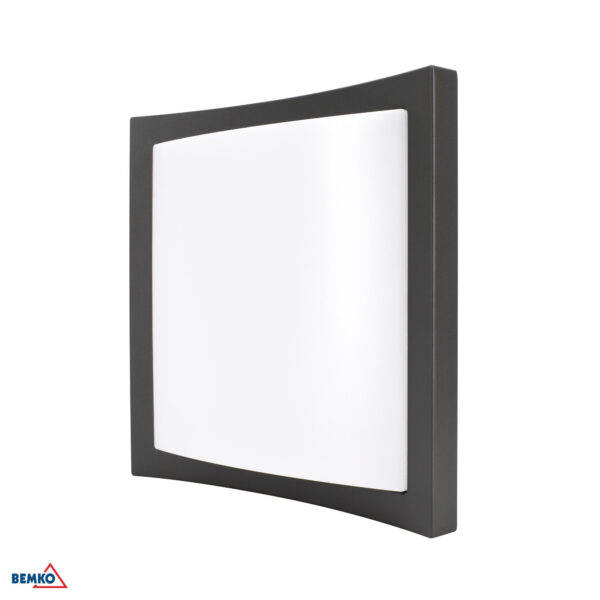 Svietidlo fasádna Valant 20W 4000K 1470LM IP65 243X243X73MM plafon grafit