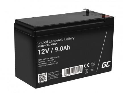 Akumulátor AGM Green Cell VRLA 12V 9Ah