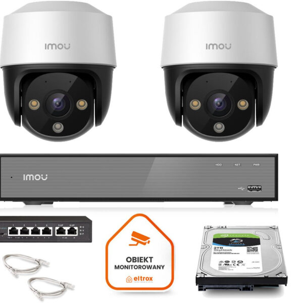 Sada monitoringu IMOU 2x kamera IP Cruiser 4MP POE