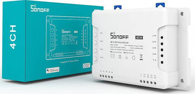 Sonoff ovládač 4-kanálový 10A WIFI 4CHR3