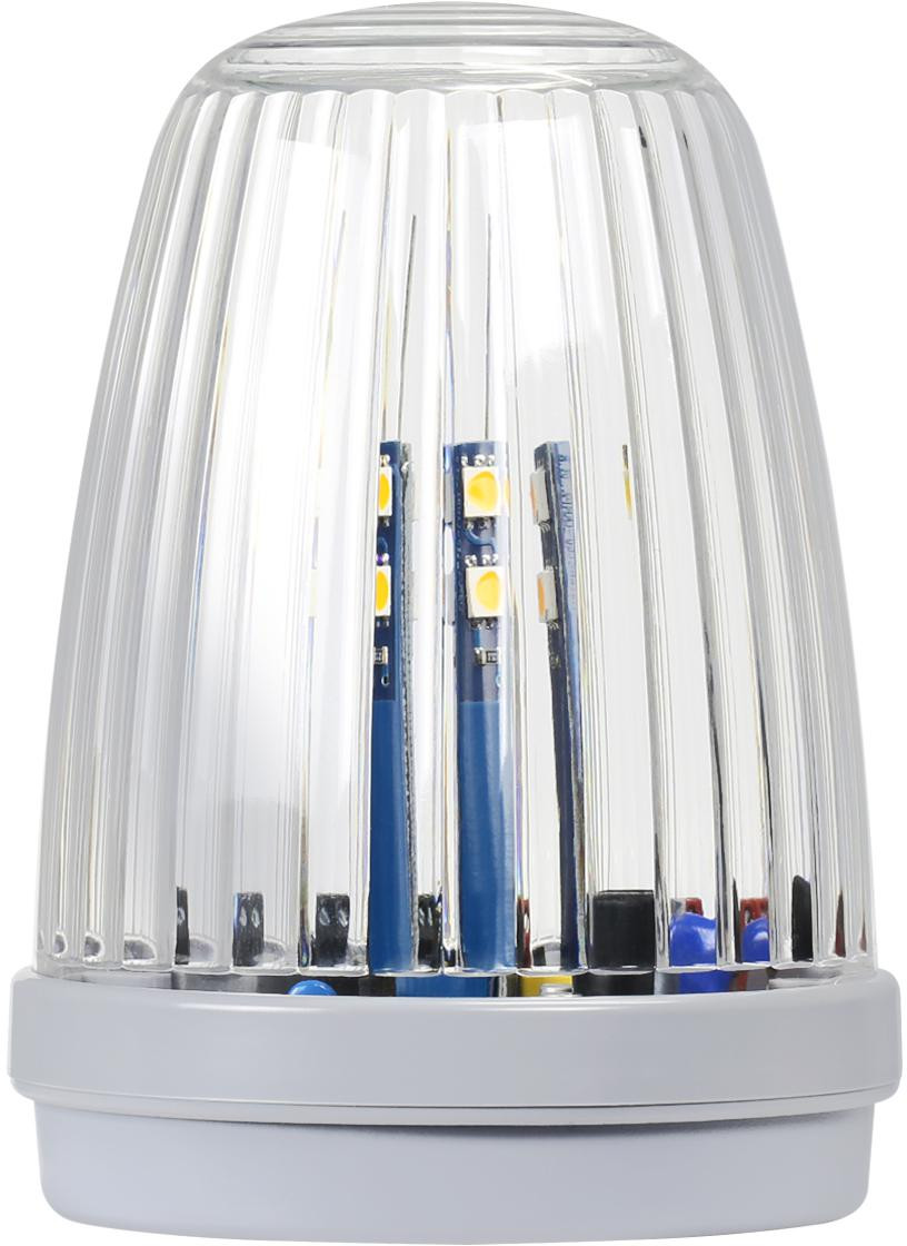 Lampa LED Proxima Kogut Biela s anténou 433.92 MHz (12-24V AC/DC alebo 230V AC) świeci na žlto
