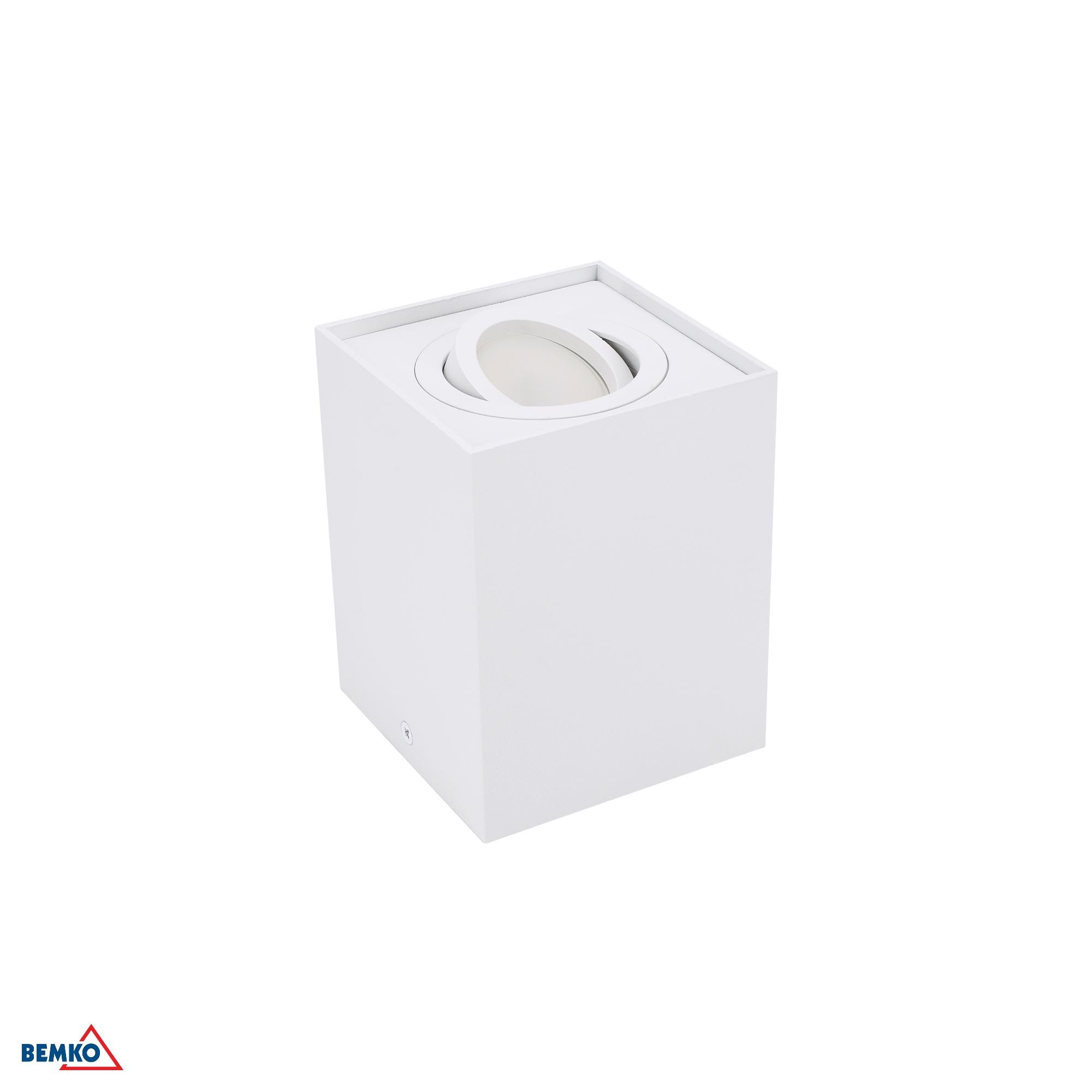Downlight Ortal Regulovateľná 96x96 GU10 MAX. 1x50W biela