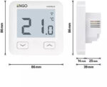 ENGO Controls E10-MBUSW - Internetový, podomietkový regulátor teploty, Modbus, Wi-Fi, 230V, – Obrázok 2