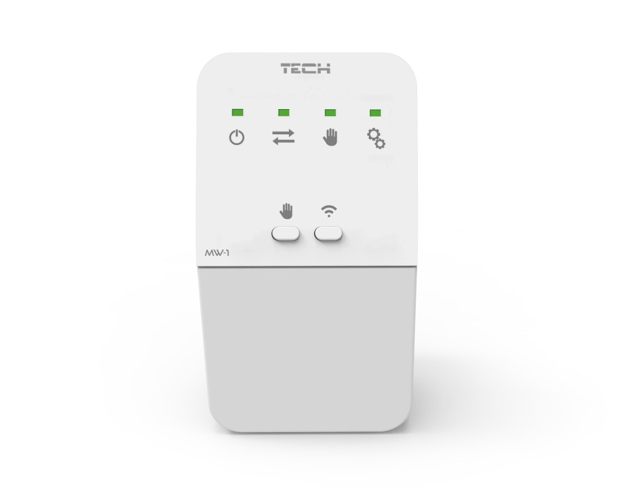Bezdrôtový modul wykonawczy biely MW-1 TECH Ovládače