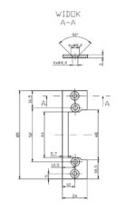 Plochá oceľ Hartte OK-P1 krátky, S, 3mm, STC, otvorený – Obrázok 2