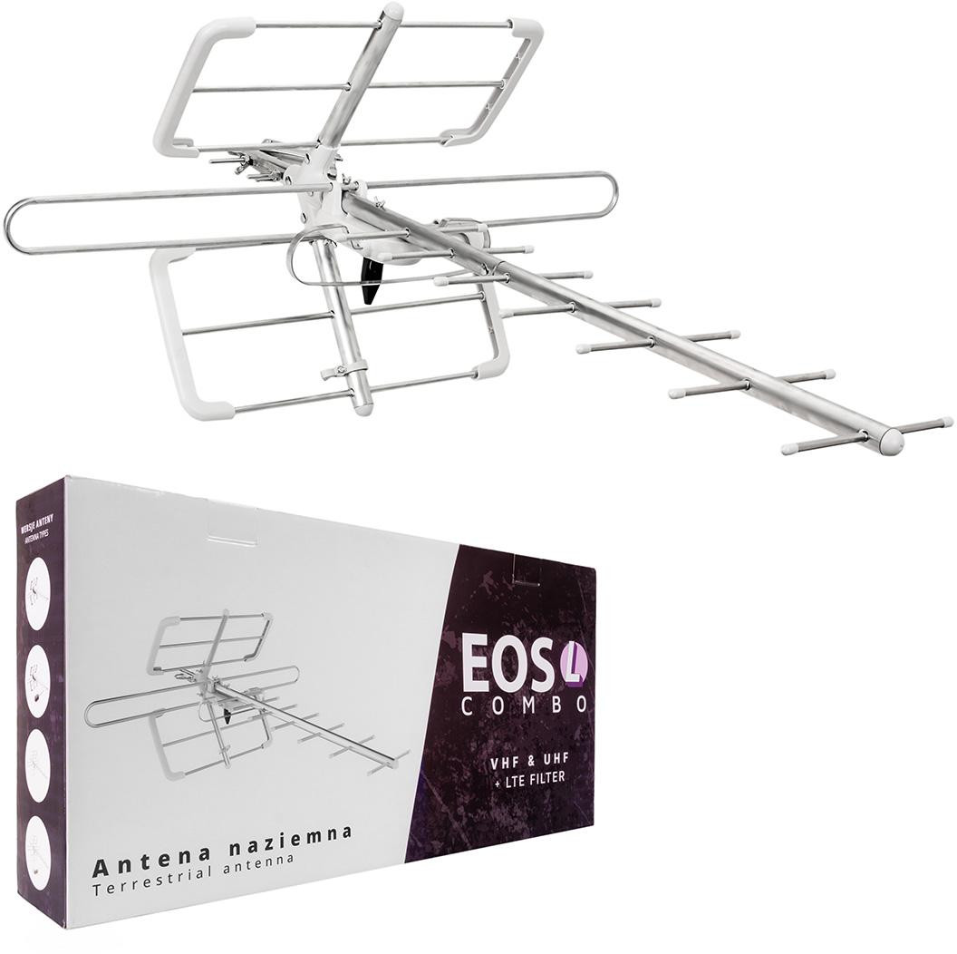 Anténa DVB-T/T2 Spacetronik EOS L COMBO WHITE (pasívna)