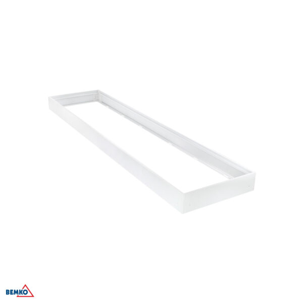 Rámik montážna do panela LED 120x30 biela ECO WYS. 68MM
