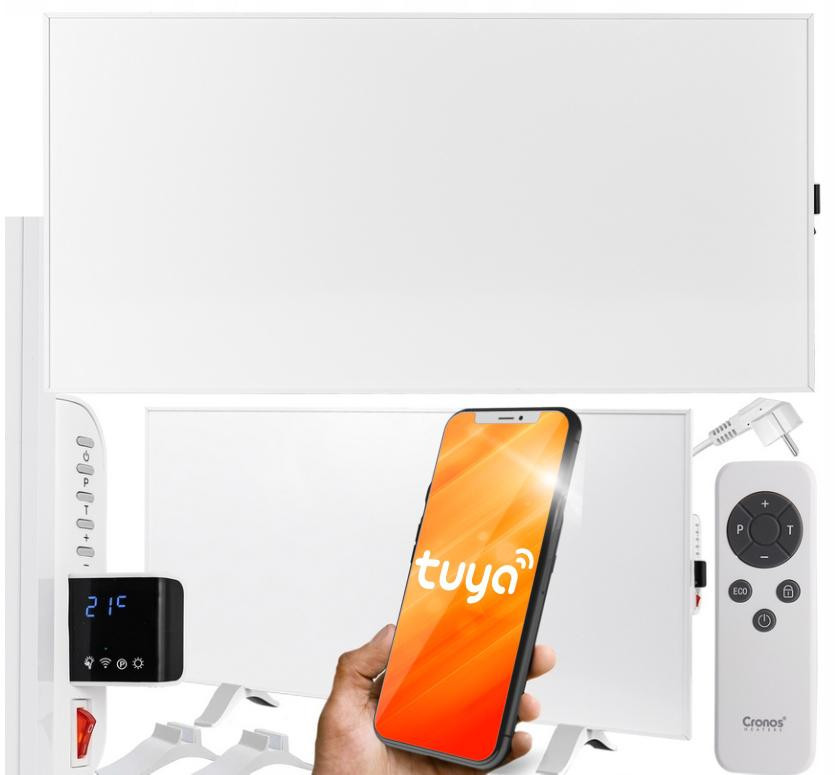 Panel vykurovací IR Cronos Synthelith PRO CRP-770TWP WHITE