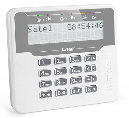 SATEL Ovládací panel VERSA-LCDM-WH