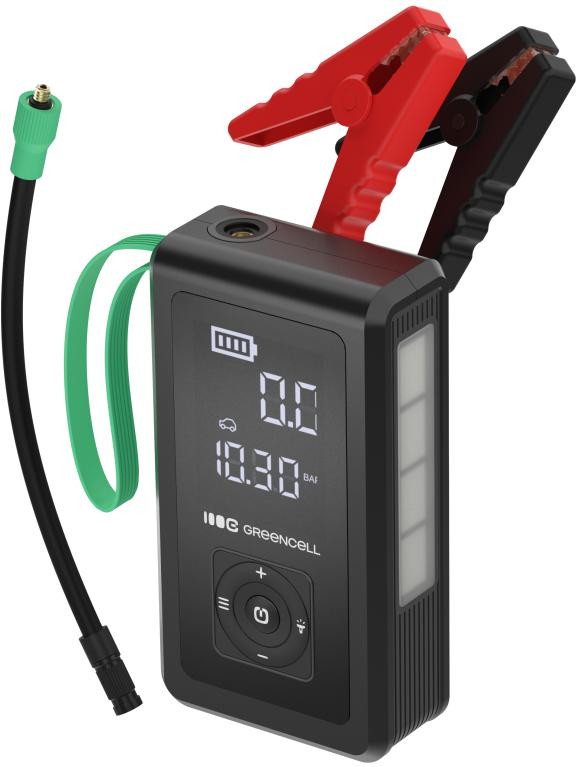 Powerbank Rozrusznik Kompresor Green Cell PowerBoost Air Car Jump Starter 8000mAh 1000A 150PSI