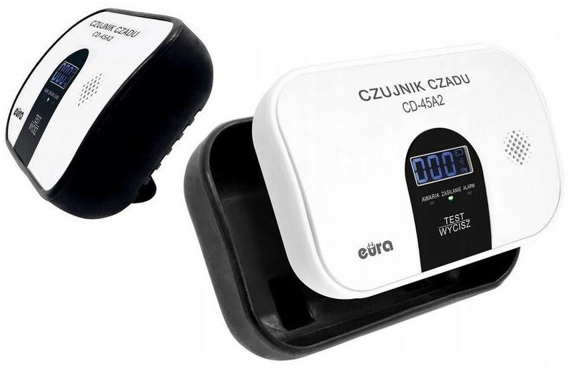 Senzor oxidu uhoľnatého Eura CD-45A2 voľnostojaci, bateryjny, wyswietlacz LCD