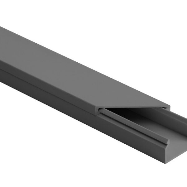 Lišta elektroinštalačná ks Sivý SLS 35x18 2m (Balenie 10 ks)