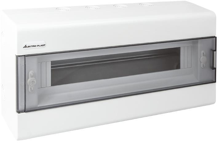 Rozvádzač modulárna 1x18 nadomietková (N+PE) IP40 SRn-18 ELEKTRO-PLAST Opatówek