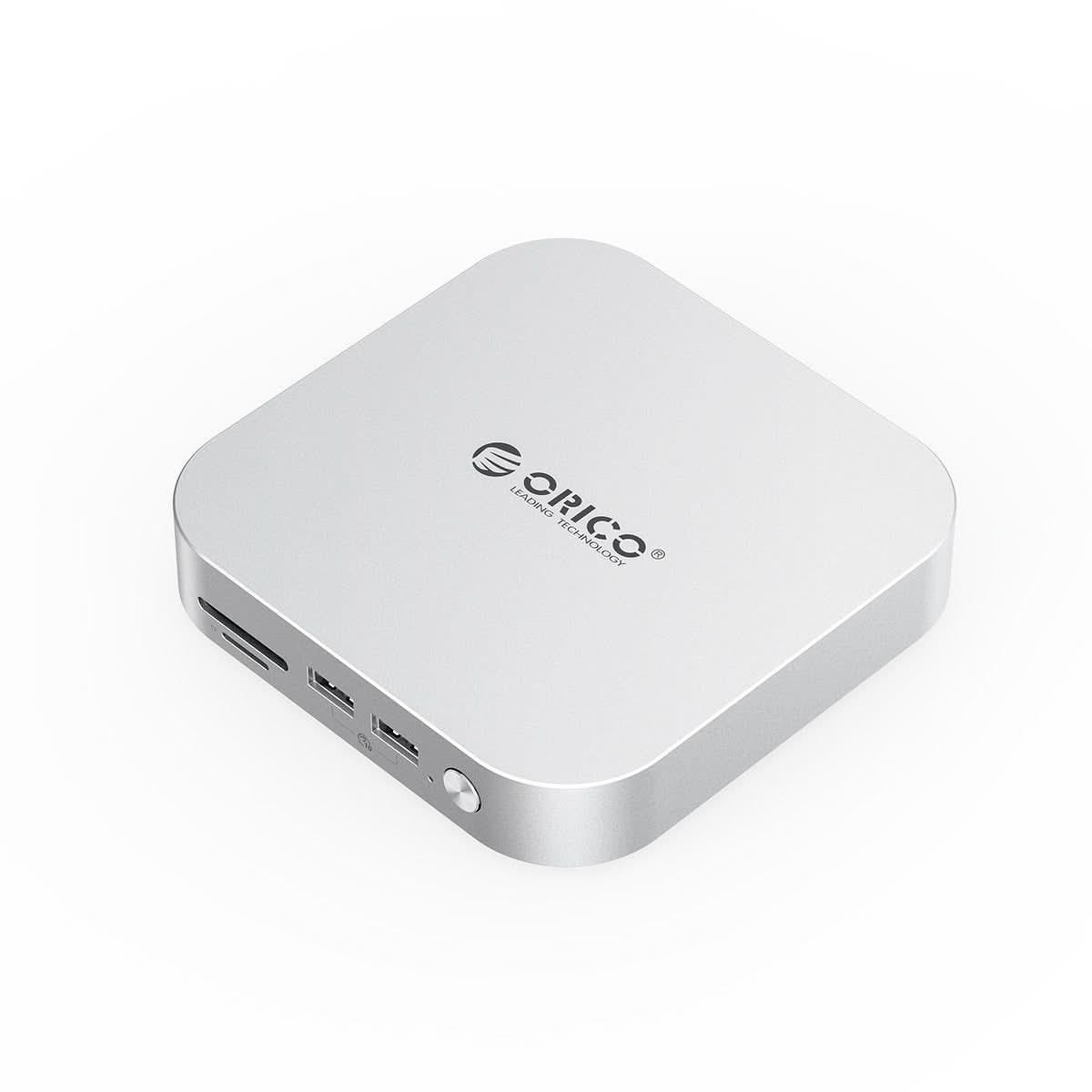 Orico Stanica dokovacia do MacMini, USB-C 10 Gbps, s skrinkou M.2 NVME, kovová