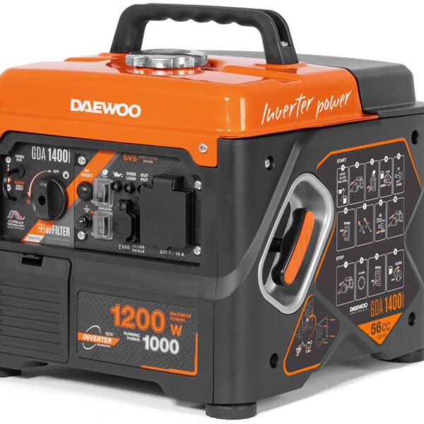 Agregát Generátor Invertorový Daewoo GDA 1400i 1.2kW