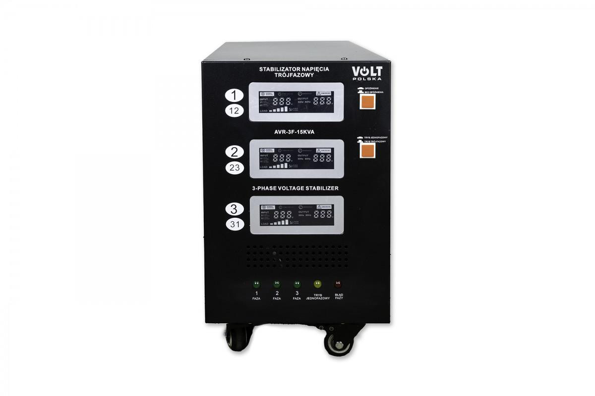 Stabilizátor napätia trojfázový Volt Polska AVR PRO 15000 3% Servo 3-F