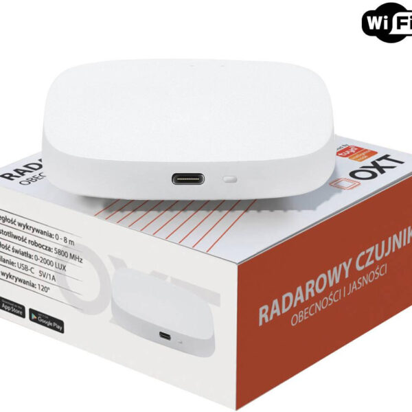 OXT Senzor radar prítomnosti jasu USB WIFI Tuya T155