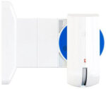SATEL BE WAVE Vložka do upevnenia detektorov Outdoor Curtain Detector - biely Bracket E-2A ABAX2 – Obrázok 2