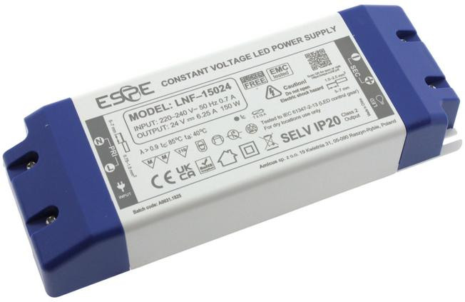 Napájací zdroj Impulzný LED ESPE LNF-15024 24V/150W/6.25A IP20