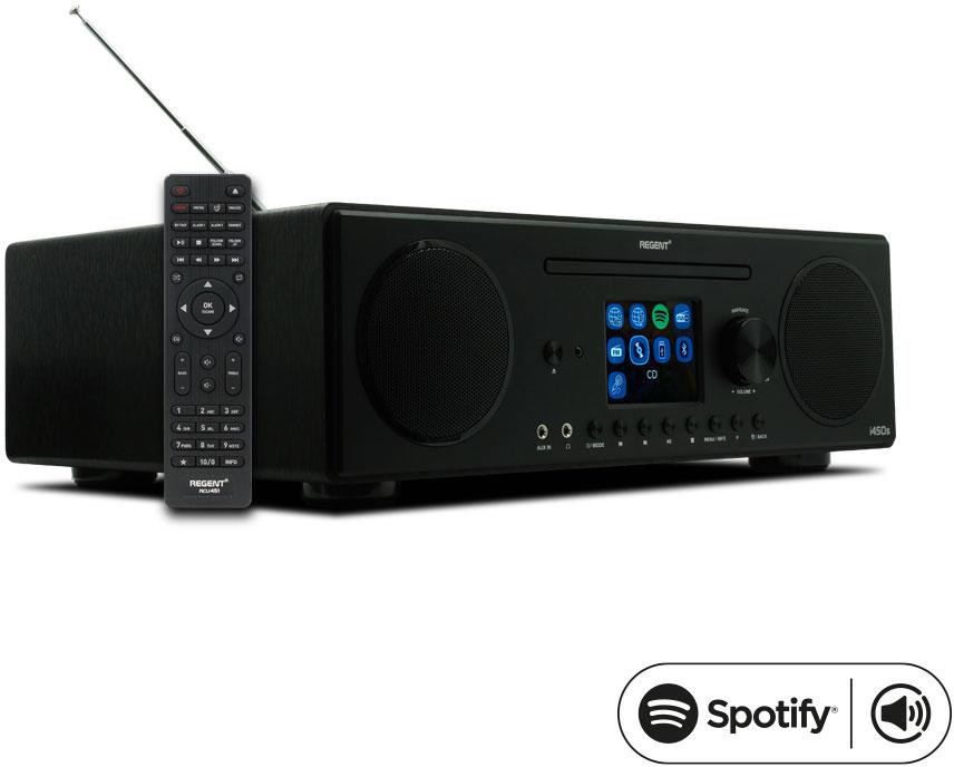 Radio internetové Ferguson Regent i450s Čierne - WIFI/DAB+/FM/CD/BT/Spotify