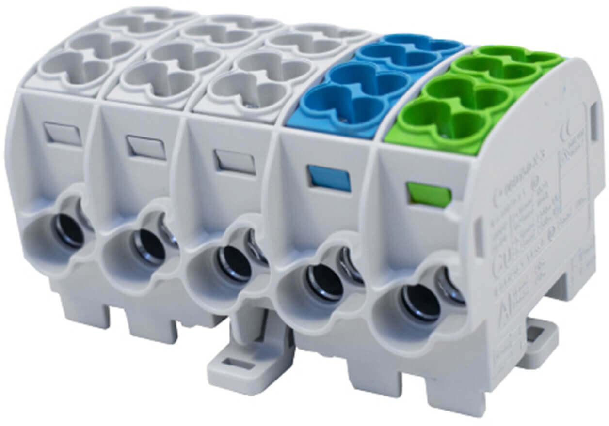 Blok rozvodný - odbočovací Al/Cu 80150 Simblock sza/nie/zie SCB 25-5X 81500020