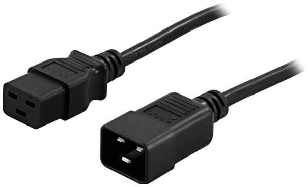 Predlžovačka Kábla Napájacieho IEC C20 / C19 1.8M 16A PowerWalker