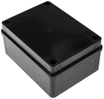 Inštalačná krabica hermetická 150 x 110 x 70 bez tlmiviek IP65 bezhalogénová, čierna Pawbol S-B316C