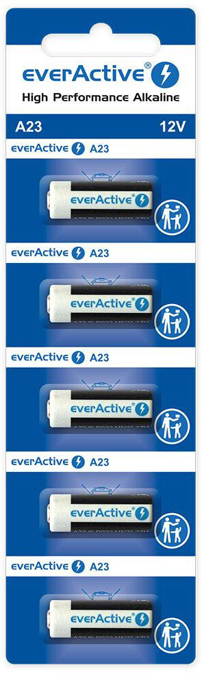 Batéria 23A / A23 / LRV08 everActive 12V (blister 5 ks)