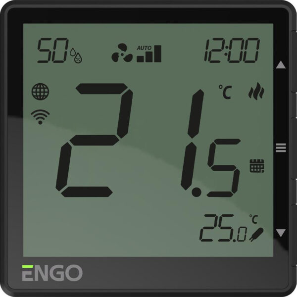 ENGO Controls EFAN-24B - Internetový, podomietkový regulátor klimakonwektorów, Wi-Fi, 24V