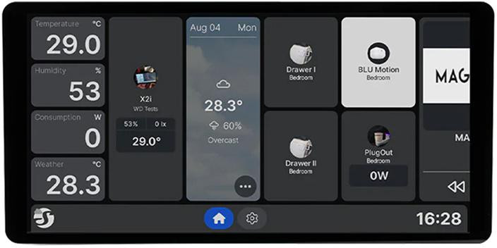 Shelly Wall Display X2i BLACK