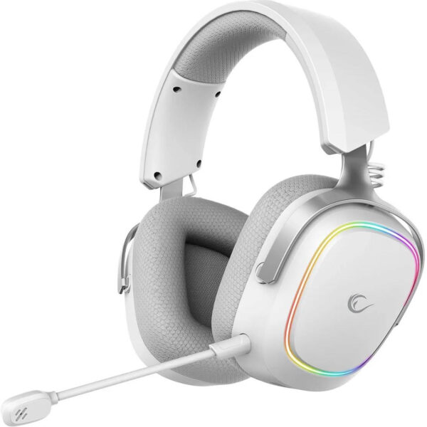 Slúchadlá Rampage Retsu Slúchadlá bezdrôtové nauszne BT 2.4G RGB biele