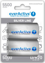 Akumulátory D / R20 Ni-MH everActive 5500mAh Silver Line (box 2 ks)