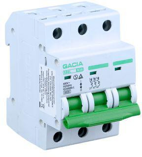 Vypínač nadprúdový,6kA,B,3-pola,16A Gacia SB6L B 3P 16A