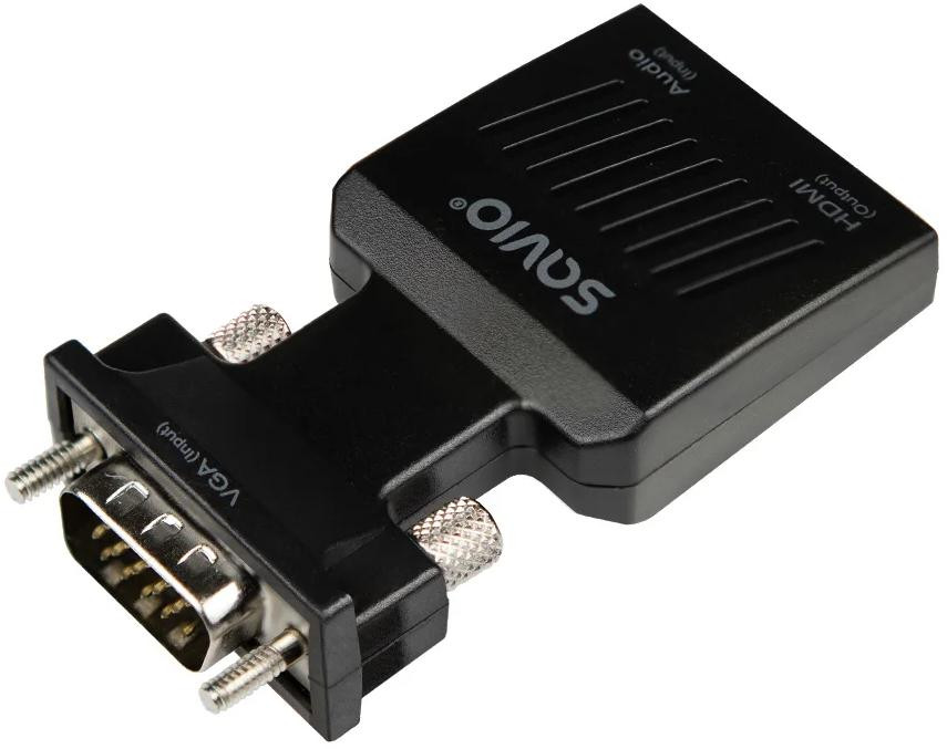 Savio Konvertor VGA do HDMI, Audio, Full HD, CL-145