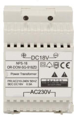 Napájací zdroj na na lištu DIN 18V DC 0,5A ORNO OR-DOM-SG-918ZD do SG-918, SL-924 – Obrázok 2