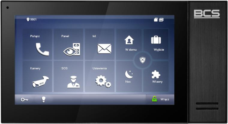 Monitor videovrátnik IP BCS LINE BCS-MON7400B-S