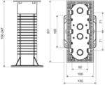 Inštalačná krabica elektroinstalacyjne wielokrotna do systémov zatepľovacích Kopos KEZ-3_KB – Obrázok 2