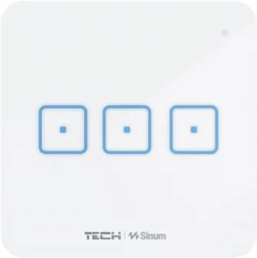 Káblový vypínač trojpólový biely WS-03M TECH Ovládače