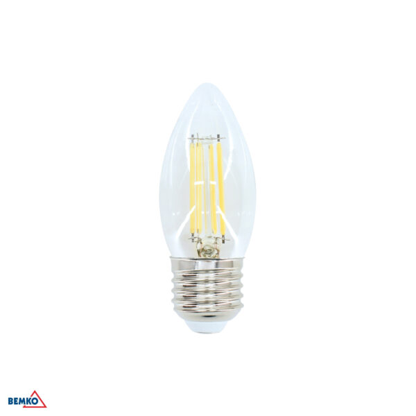 Zdroj LED filament 230V E27 C35 6W 750LM 4000K 320ST