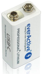 Akumulatorek 6F22 Li-Ion everActive 9V 550mAh s zásuvkou USB-C – Obrázok 5