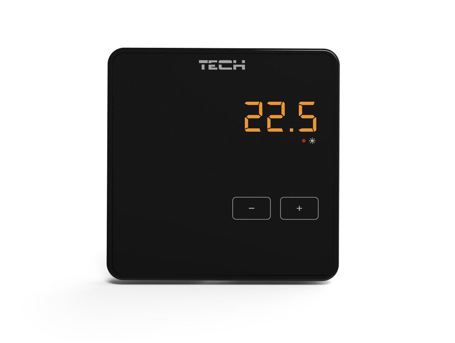Bezdrôtový regulátor izbový čierny R-8Z TECH Ovládače