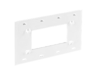 Support štvornásobný 4M pod zásuvky pre lišty elektroinštalačných 90x60 alebo 90x40 (1 ks)