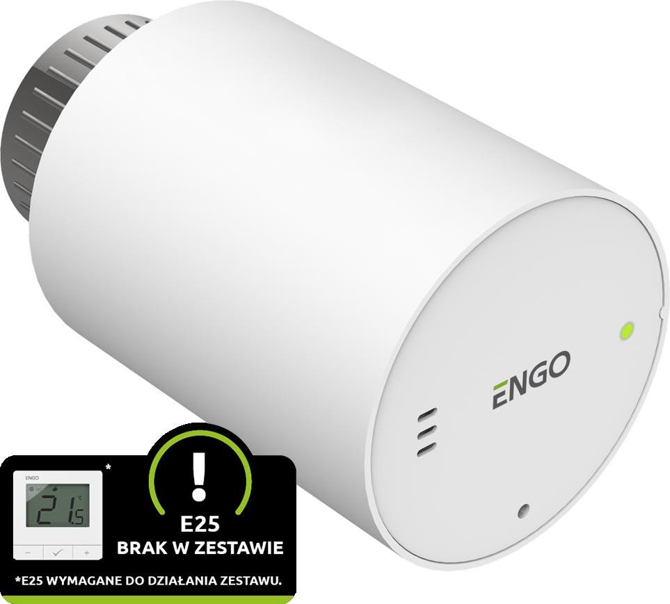 ENGO Controls ETRV-M30 - Bezprz., elektronická hlavica grzejnikowa