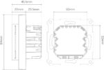 Termostat Heatit Z-TRM6 WHITE RAL 9003 Z-Wave Thermostat 3600W 16A 868,4 Mhz – Obrázok 2