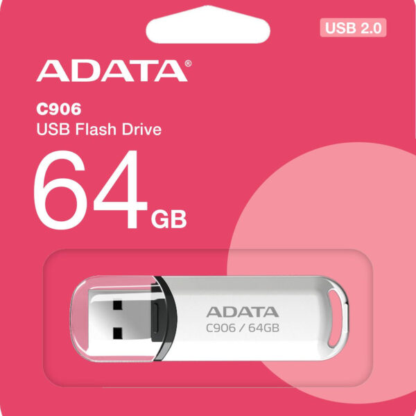 ADATA Pendrive C906 64GB USB2.0 biely