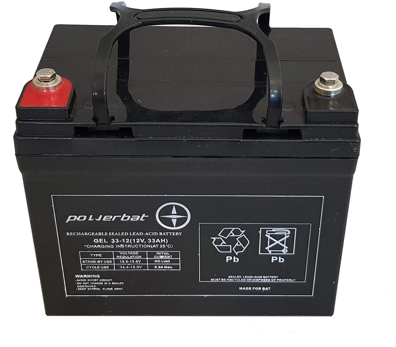 Akumulátor PowerBat CBE 12V 33Ah Deep Cycle Gel