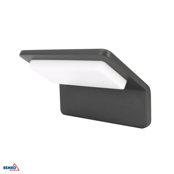 Svietidlo fasádna Valant 9W 3000K 650LM IP65 120X80MM grafit