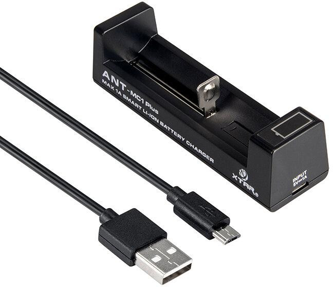 Nabíjačka do akumulátorov valcových Li-ion 18650 Xtar ANT MC1 PLUS micro USB-B