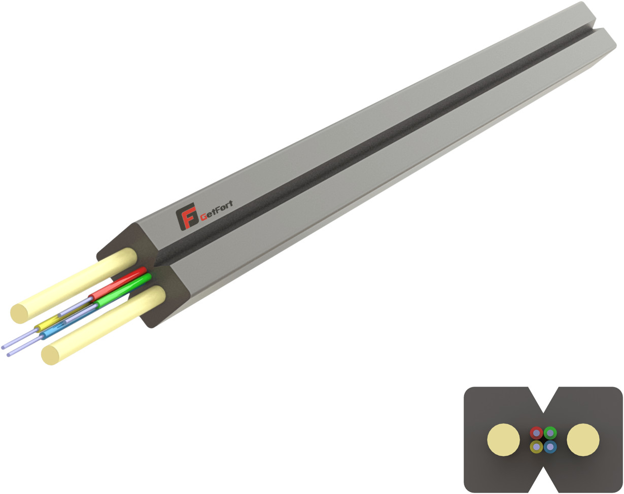 Kábel optický Getfort FRP 2J LSOH (Indoor FTTH) 1m
